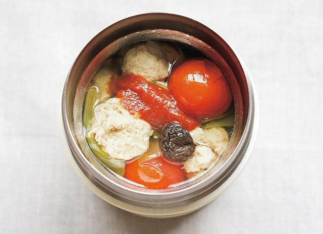 画像: お手軽気血ごはん スープ 豚肉とキャベツのロールキャベツ風