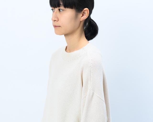 画像: 横から見たところ(肩ラインが前にきてしまっているとき)