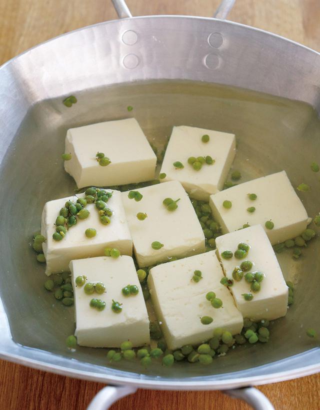 画像: 実山椒の塩漬けでつくる 湯豆腐