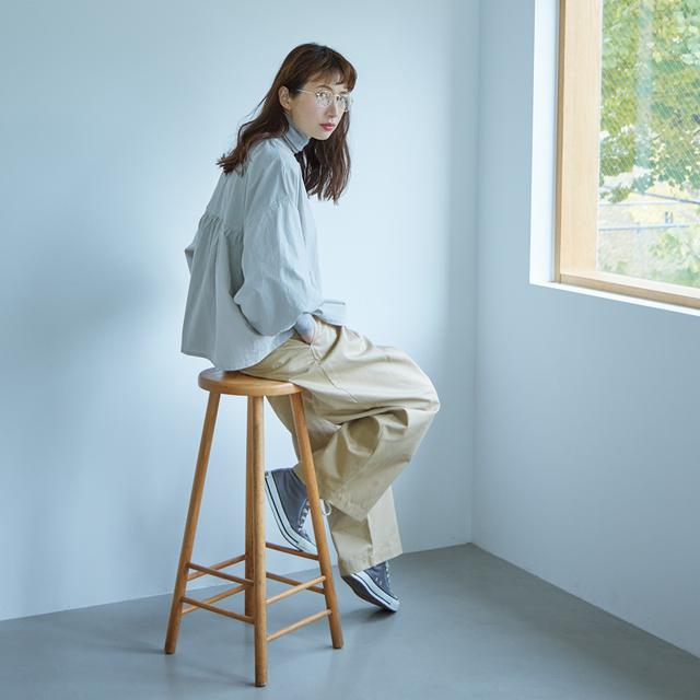 画像: パンツ 8,690円/アヴェクモワ(フェリシモ)