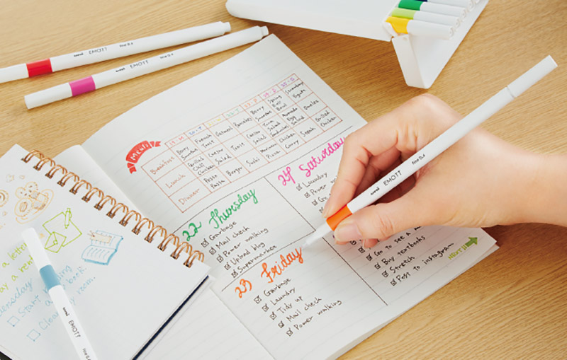 画像1: 細書きが持続、多彩な色調で表現できるサインペン