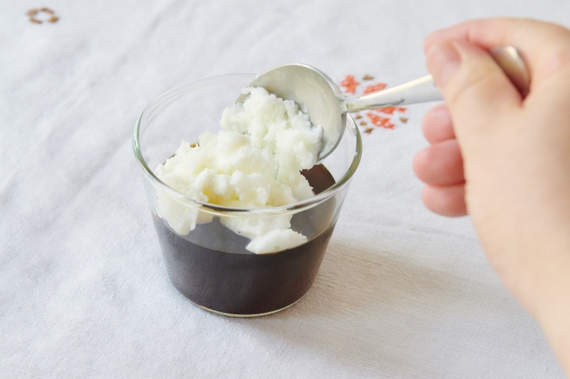 画像: 夏のおやつに昇華させた、冷たいミルクシャーベット