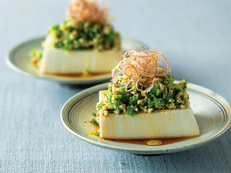 画像: 夏野菜のつくりおきと展開料理 そぼろ冷奴のつくり方