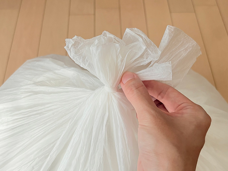 画像3: 結びにくいときはこれで解決 「切り込み結び」のやり方