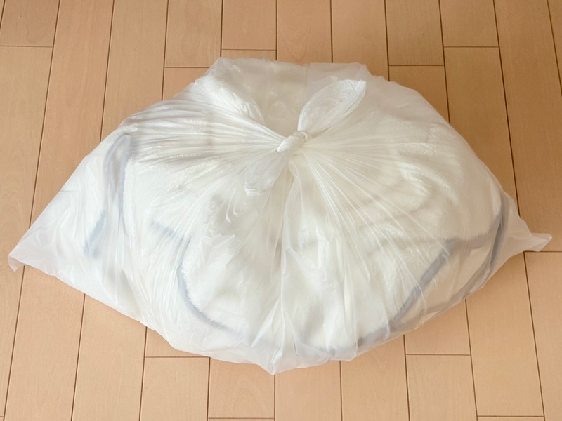 画像4: 袋の口にすき間ができにくい 「折りたたみ結び」のやり方
