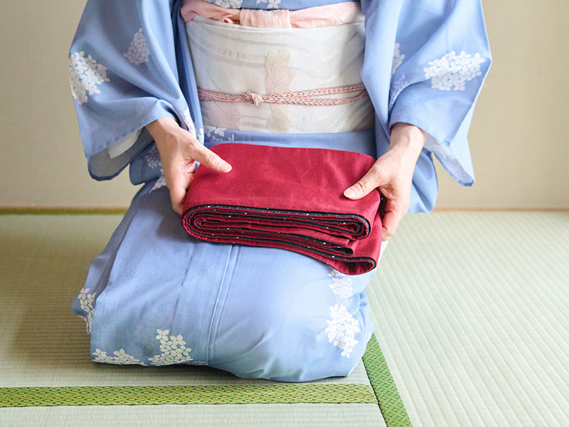 画像2: 帯のたたみ方