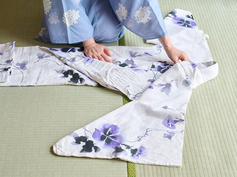 画像1: 上半分をたたむ