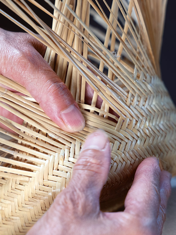 画像3: 柴田さんのすず竹細工づくり