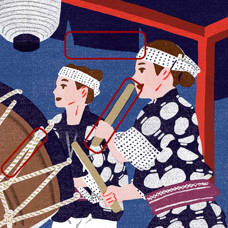 画像3: 3つのまちがいを探してください