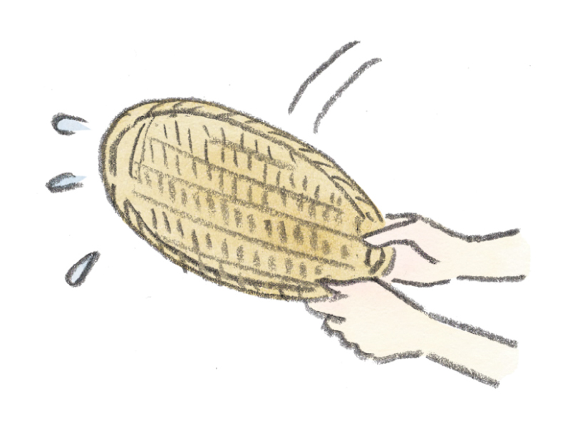 画像: 竹ざるのふだんのお手入れ法