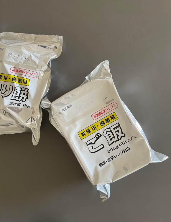 画像: ごはん・お餅は5年保存可能