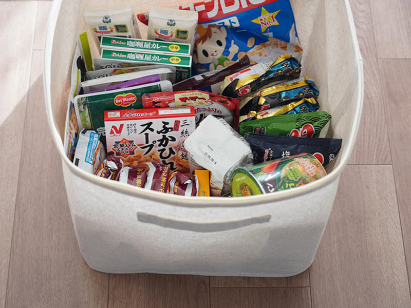 「無理のない食料備蓄」のコツ。“食べなれた食品”をふだんから目にできる場所に／Misaの暮らしのなかの防災｜いざというときの防災ノウハウ