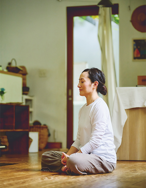 画像: 家族がまだ起きているうちでも、ひとり静かに自分に向き合えるという