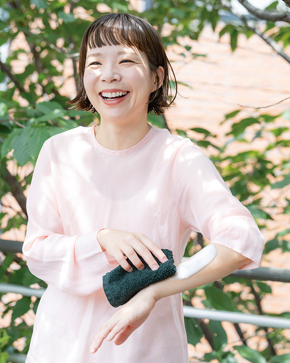 画像: 洗い流し不要、清拭料として使えるので災害時や介護にも