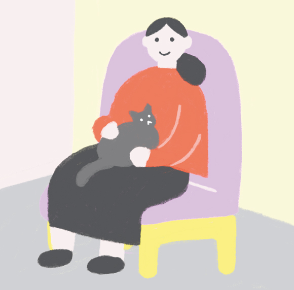 画像: 休み方 人や動物と交流する