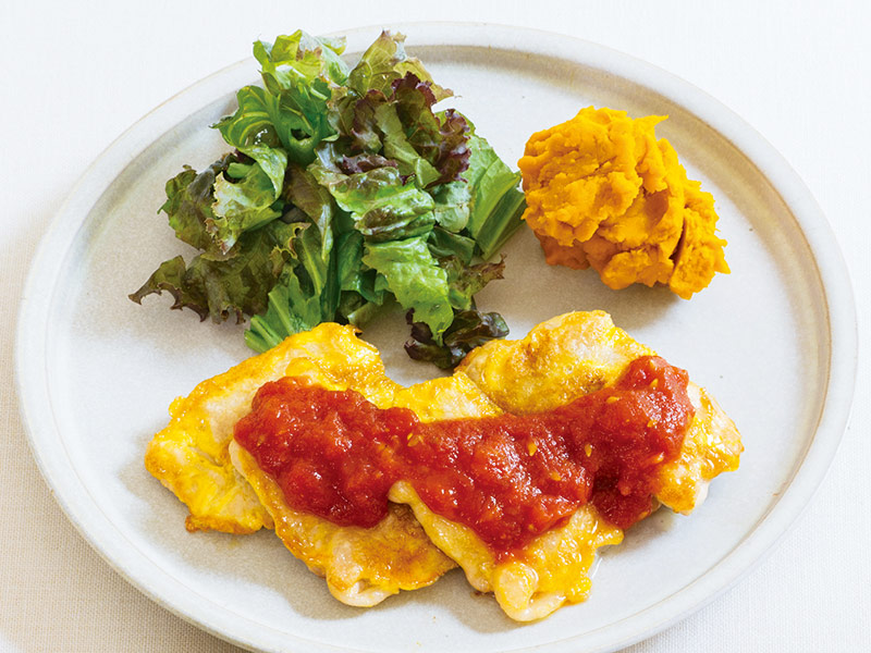 画像: 健康になるタンパク質ごはん チーズポークピカタのつくり方
