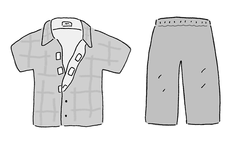 画像: 脱ぎ着しやすい洋服