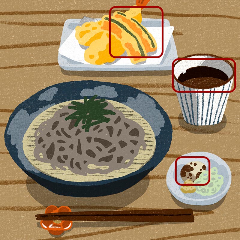 画像3: 3つのまちがいを探してください