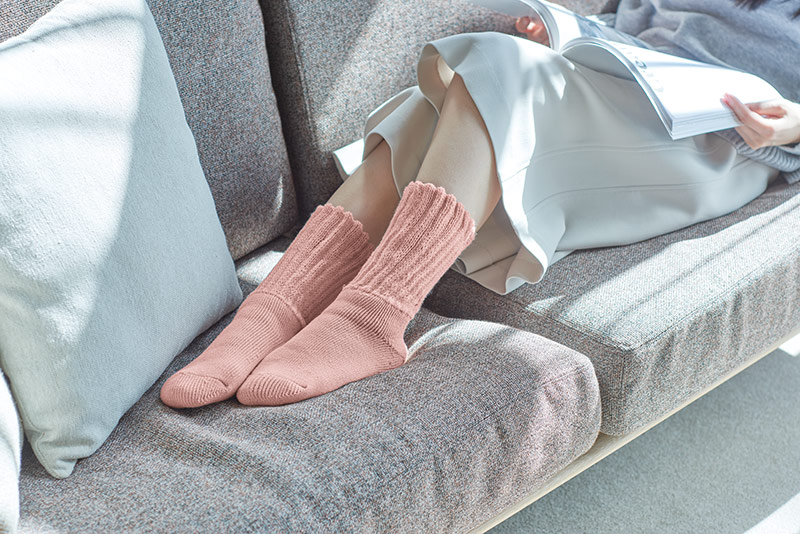 画像: 冬のお部屋の足の冷え対策に最適