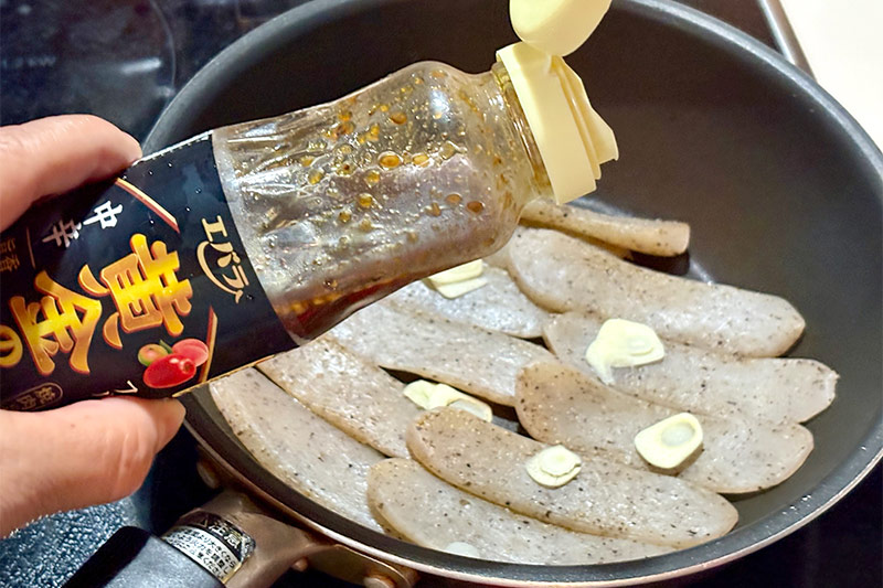 画像: 焼肉のたれとバターで間違いなしのおいしさ