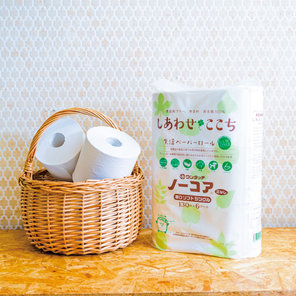 画像: E JPホームサプライ 『しあわせここち』生活ペーパーロール シングル巻 6ロール 1名