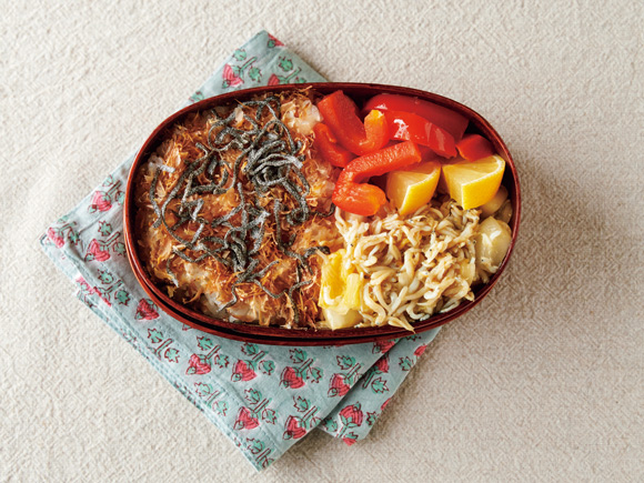 画像: 「しらすと白菜漬け弁当」のつくり方