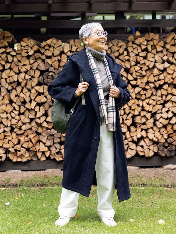 画像: 〈冬のコーデ〉 異素材の組み合わせでバランスよく