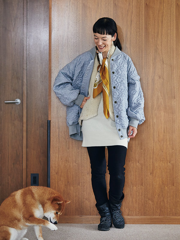 画像: 〈冬のコーデ〉 ペールカラーでやさしく