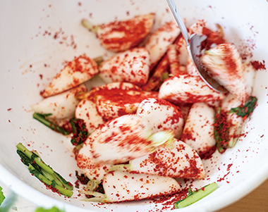 画像: 韓国の中挽きとうがらし。辛さはマイルドでほのかな甘味を感じる。