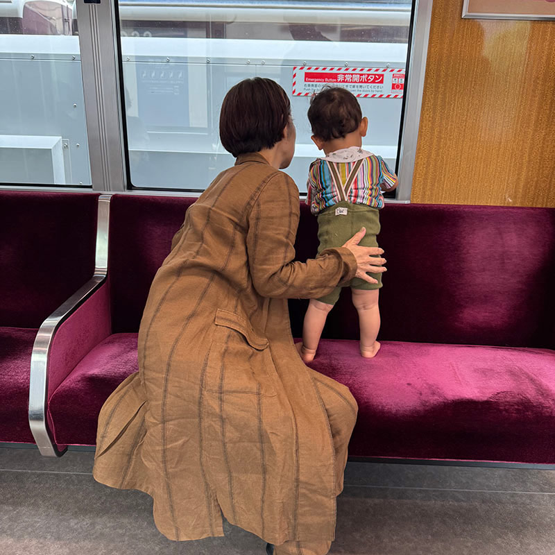 画像: 電車好きなとこ息子(大和)の血かな♡