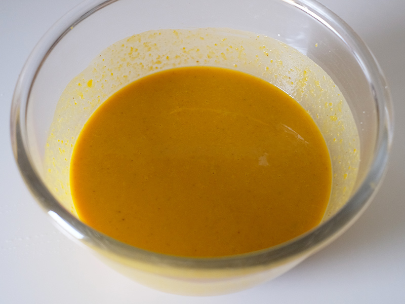 画像: かぼちゃフィリングの完成