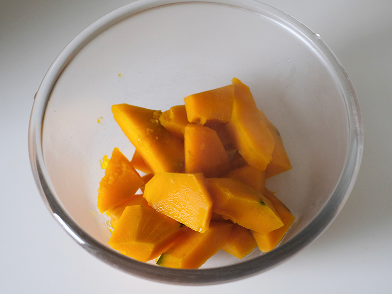 画像: 蒸したところ