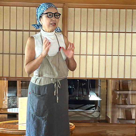 画像: オープンイベントの挨拶で、移転を決めた思いを語る森さん