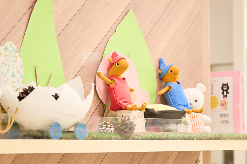 画像: 店内の装飾も担当。絵本『ぐりとぐら』の世界観を手づくりで。DIYが得意な森田さんの腕の見せどころ