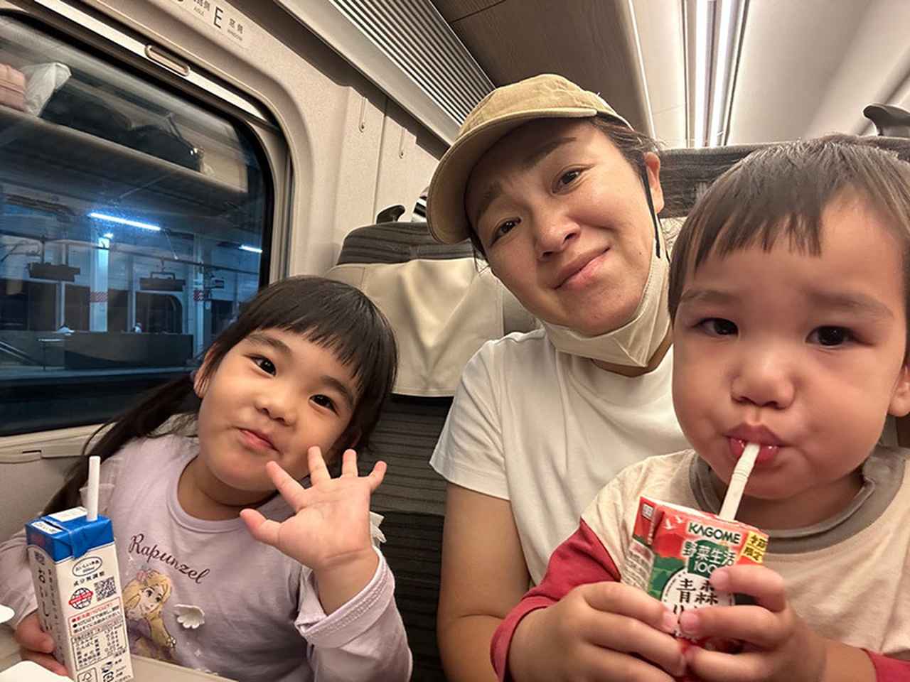 画像1: 子どもを連れて東京⇔福島を行ったり来たり。私は風邪でダウン。子どもたちは元気モリモリ