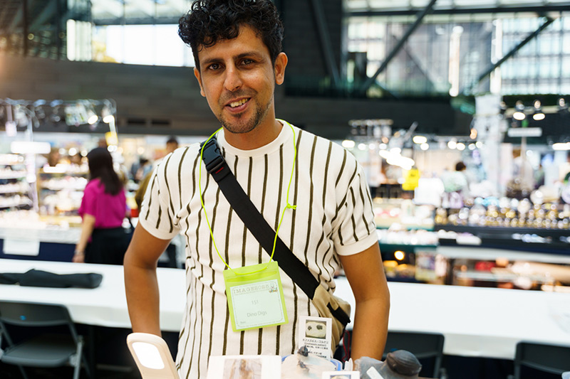 画像: 鑑定してくださったモロッコの出展者の方、ありがとうございました!