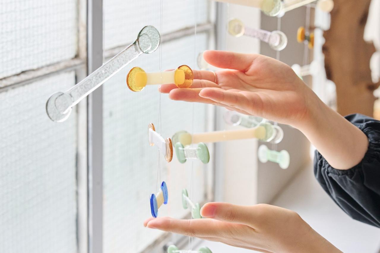 画像: 池谷さんがふだん制作するマドラーに似た可憐なフォルム