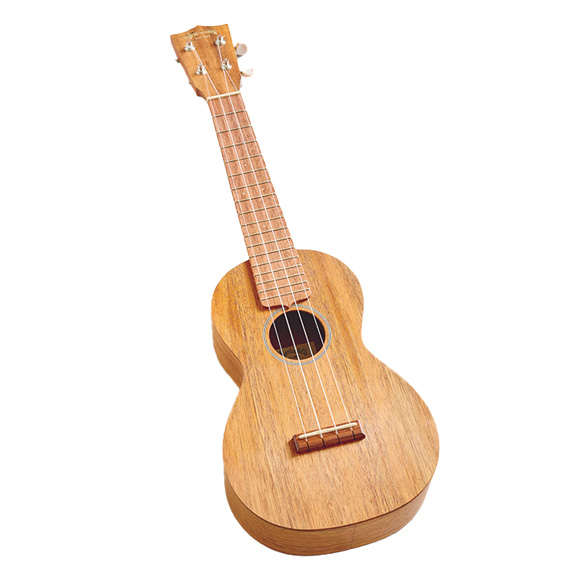 画像: ウクレレも思い立って始めたもののひとつ。いまは「今宵の月のように」を練習中。「練習しながら音色にいやされます」