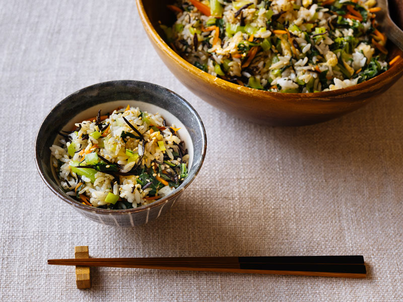 画像: 蒸し時間 10分 「ひじきご飯」のつくり方
