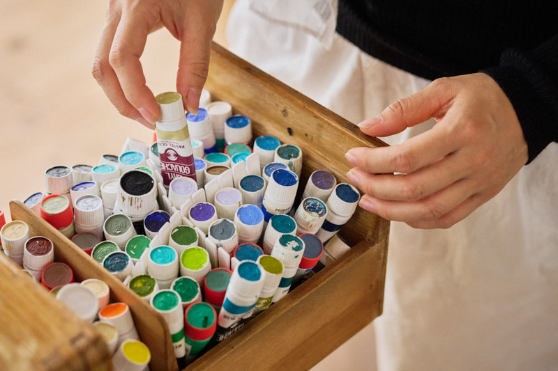 画像2: 築50年「賃貸の古民家」をDIYで改造、職住一体のアトリエに。テキスタイルデザイナーの“ものづくりの現場”を拝見/Canako Inoue・井上加奈子さん