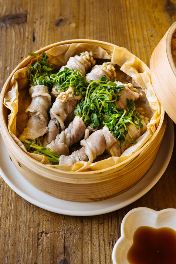 画像: 蒸し時間 10分 「豆苗とえのきの肉巻き」のつくり方