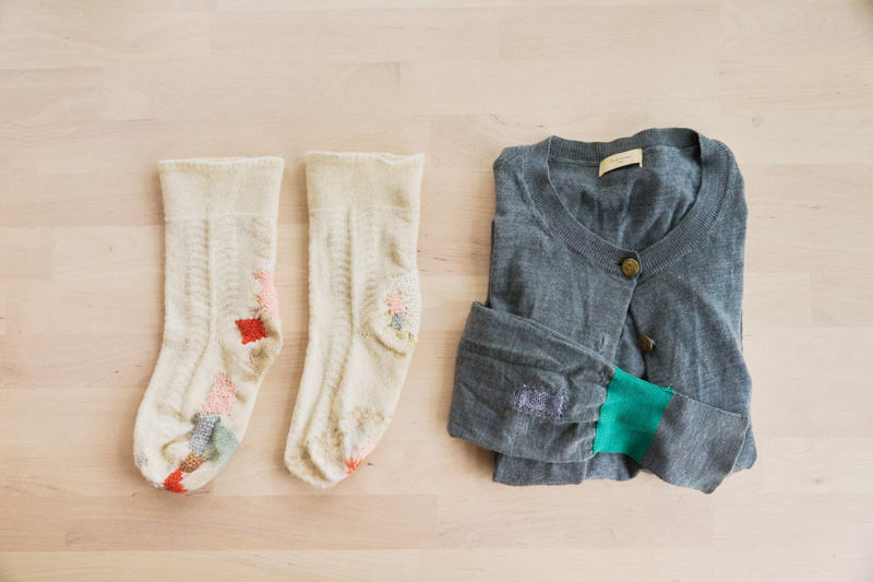 画像: リメイクの楽しみ1 洋服や靴下を「ダーニング」