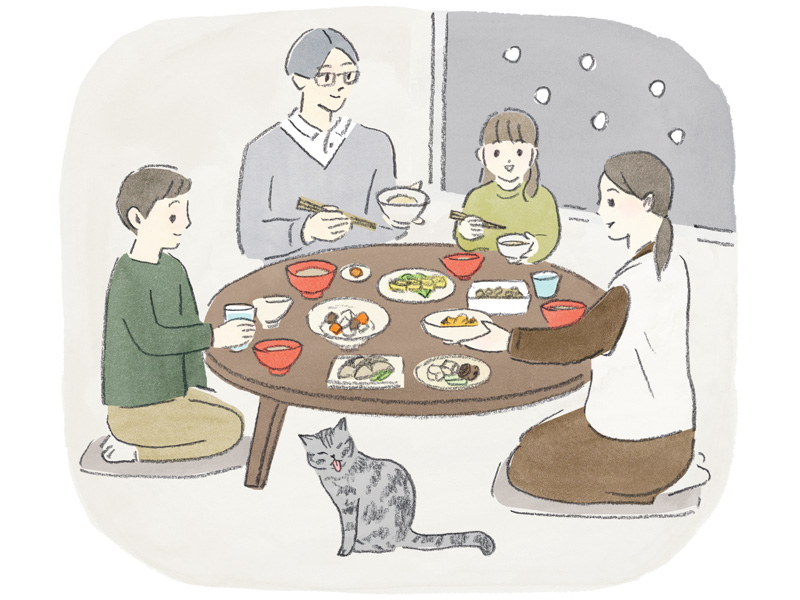 画像: 土地の旬のものを和食でいただく
