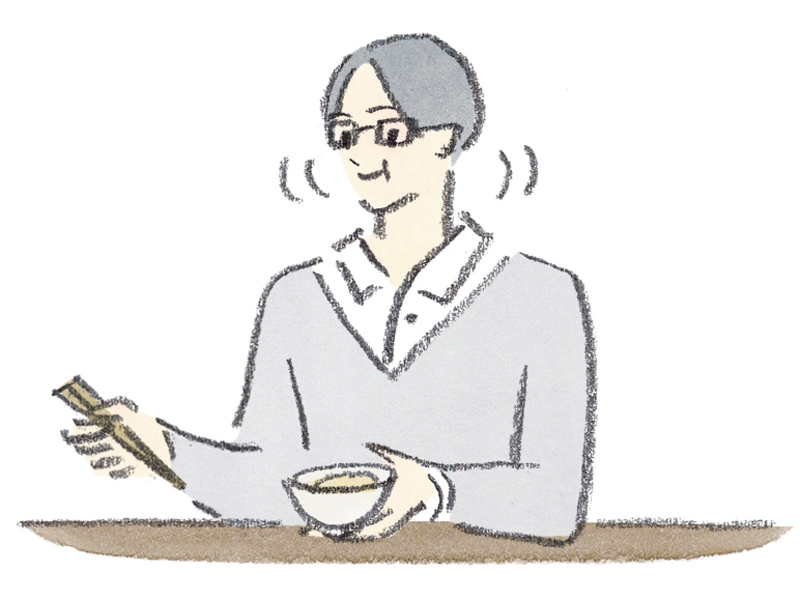 画像: 食事はよくかんで