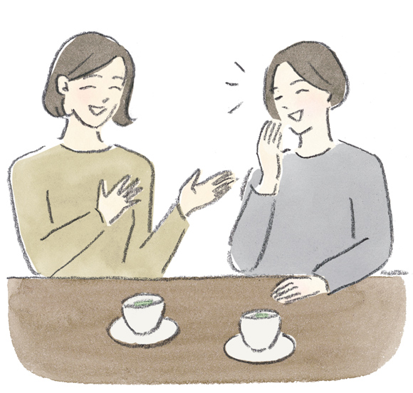 画像: よく笑う