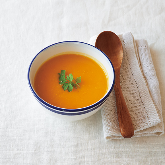 画像: 「かぼちゃとにんじんのポタージュスープ」のつくり方