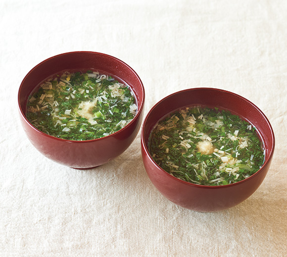 画像: 「緑の野菜のすまし汁」のつくり方
