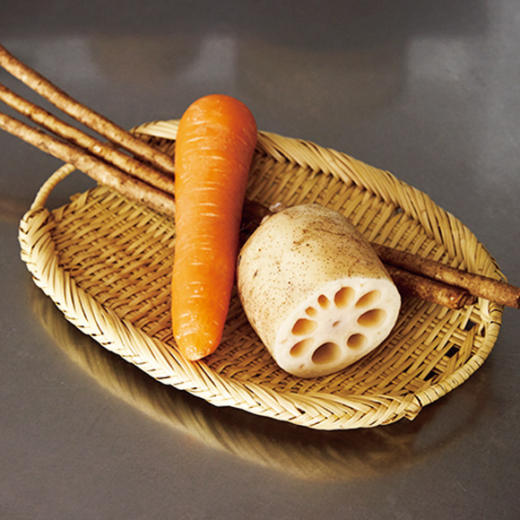 画像: 根菜類は、手元にあるお好みのものを使って