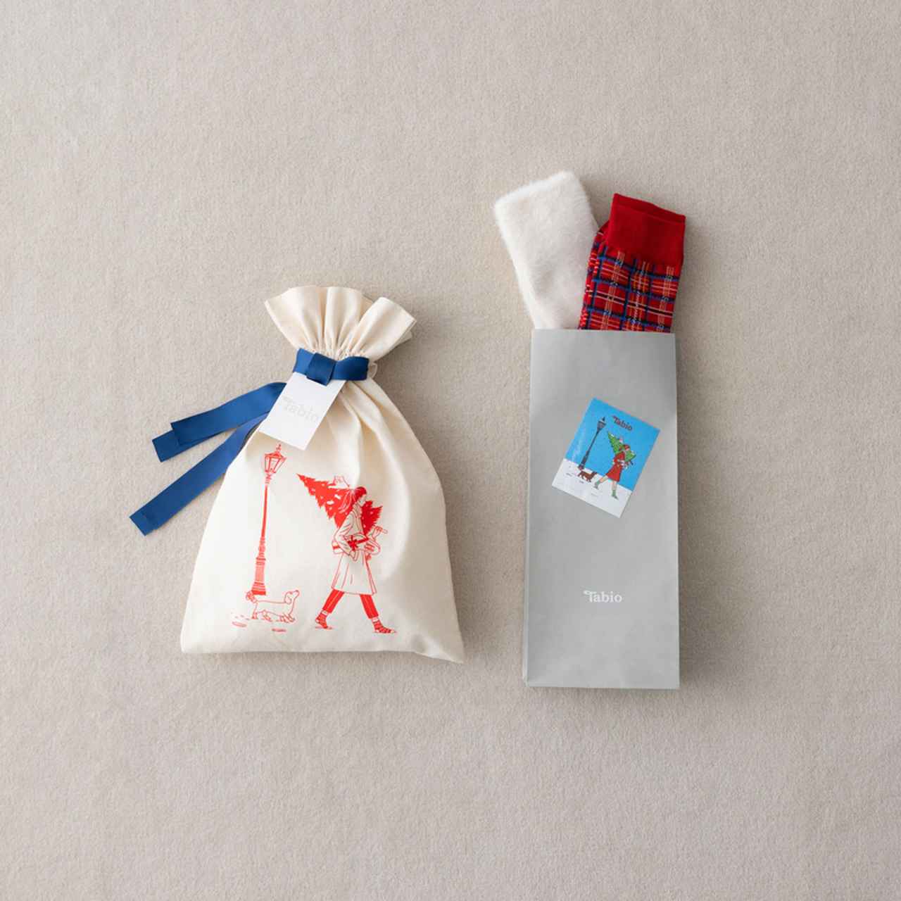 画像: Tabio HOLIDAY ギフトラッピングが登場