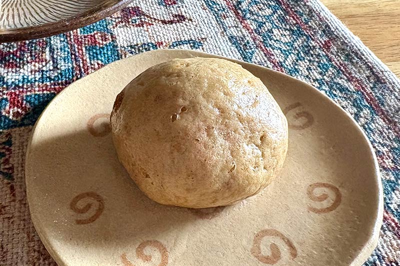 画像: ころんとかわいらしい、手づくりまんじゅう